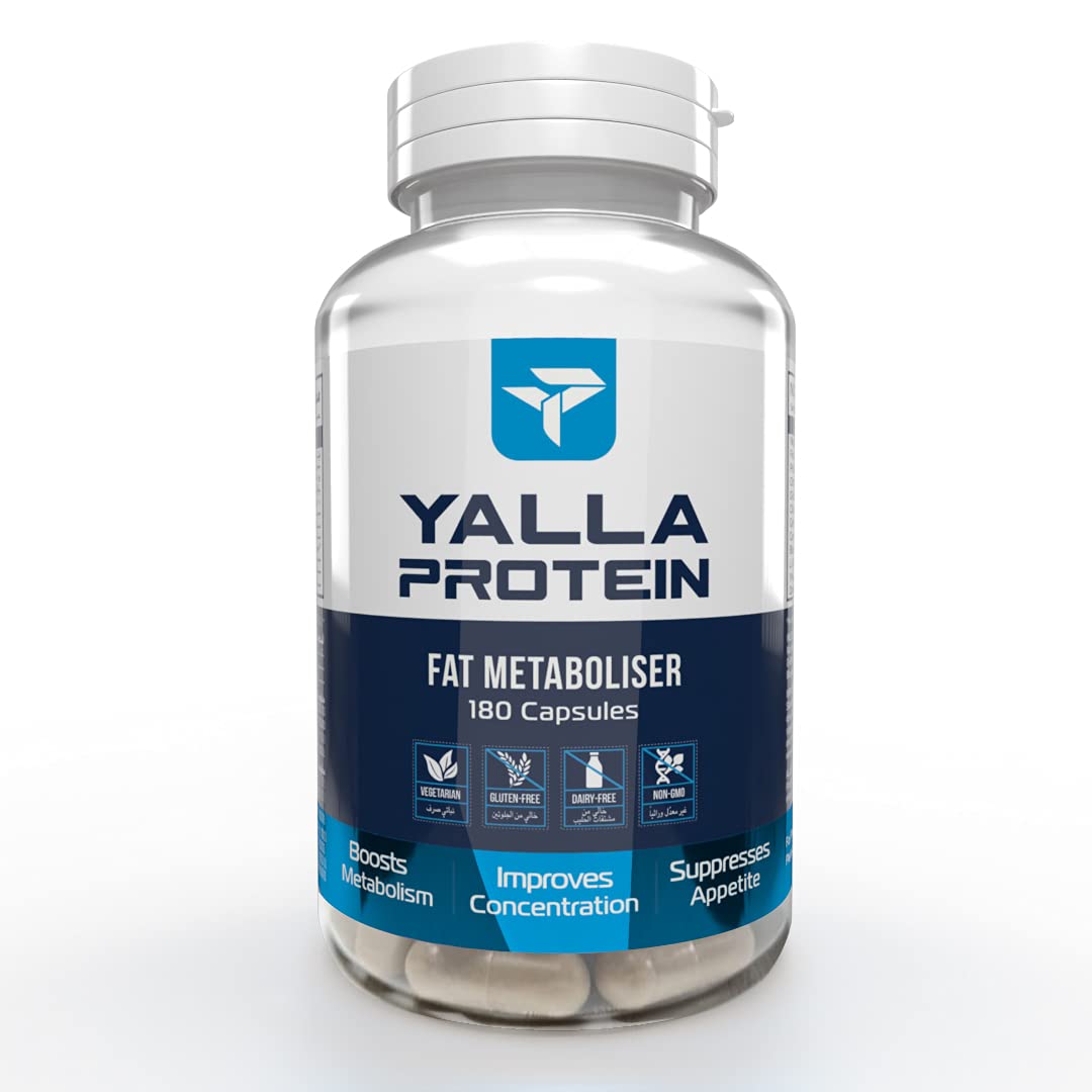 Yalla Fat Metaboliser - Unflavoured (180 Capsules)