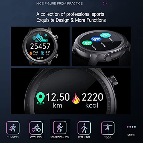 Smart Watch voor Mannen, Activity Tracker Horloge met 1,28'' touchscreen Bluetooth smartwatch (oproepen ontvangen… - Image 4