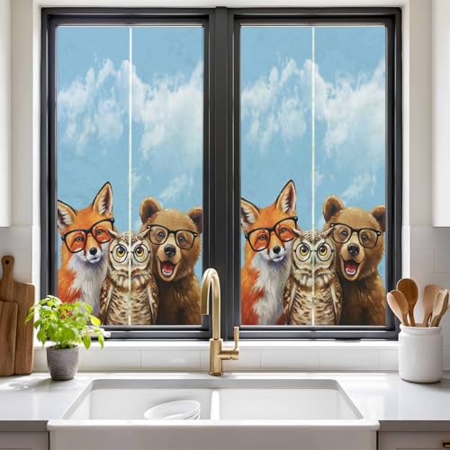 Película de privacidad para ventana con efecto escarcha 17.7x39.3 pulgadas miniatura 2