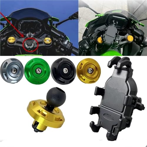 Support GPS Moto en Aluminium avec Housse Décorative Fourche Avant