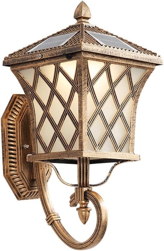 Applique murale extérieure solaire vintage pour illuminer votre jardin