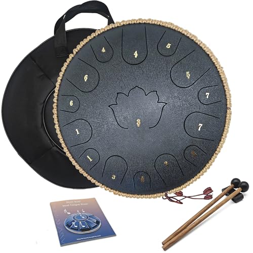 Steel Tongue Drum - 14 Inch 15 Note Tongue Drum