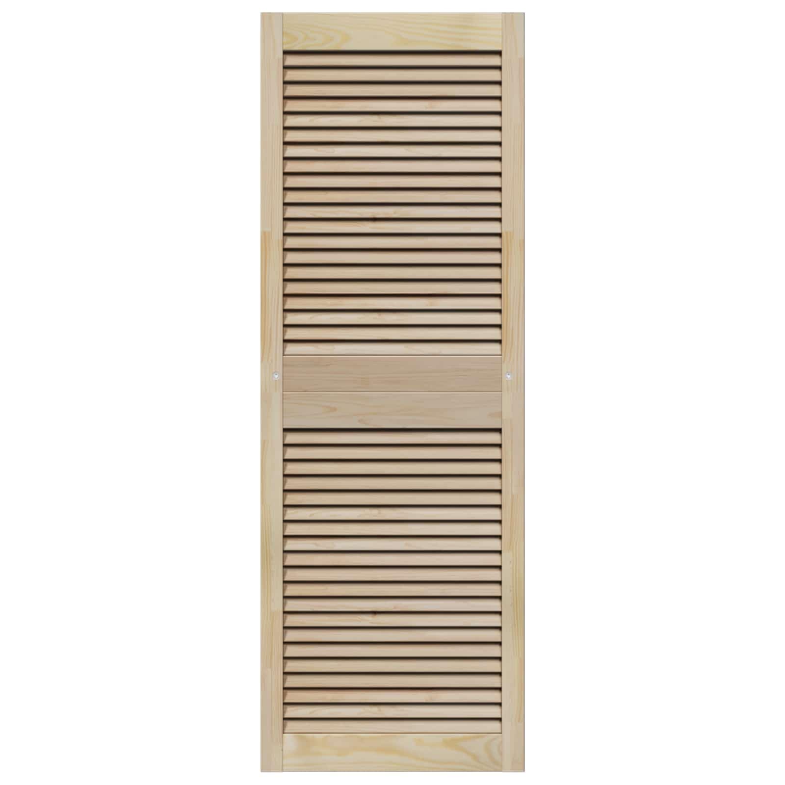 Genérico Puerta de Armario con Puerta 4 pcs Natural 140.5 x 2 x 59.5 cm,Bricolaje,Accesorios de Bricolaje,Ferretería para armarios,Puertas de armarios-3394498