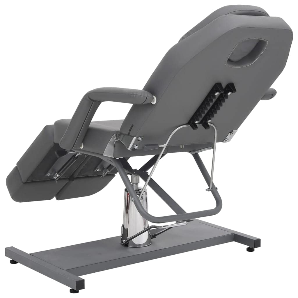 Générique Chaise de Traitement de beauté Similicuir Gris 180x62x78 cm,Santé & beauté,Hygiène personnelle,Massage & Relaxation,Fauteuils de Massage,110269
