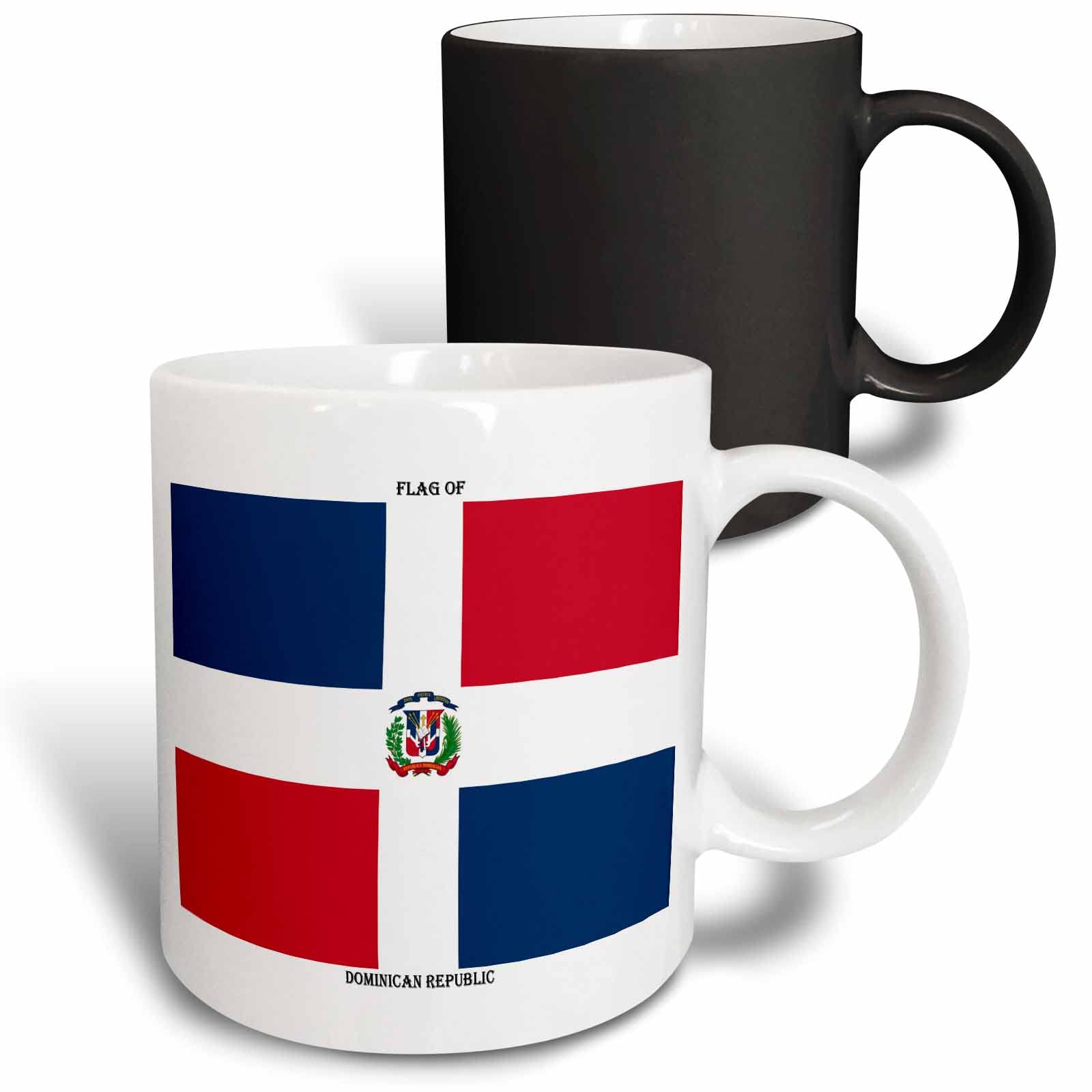 3dRose Flag of the Dominican Republic 11oz Magic Transforming Mug