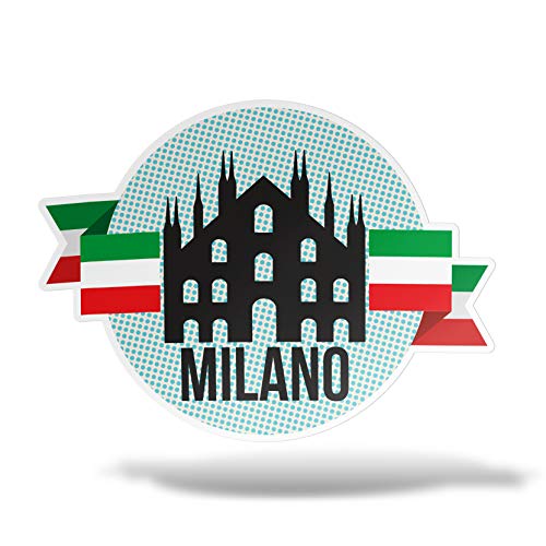Erreinge Sticker Milano Italia Souvenir Adesivo