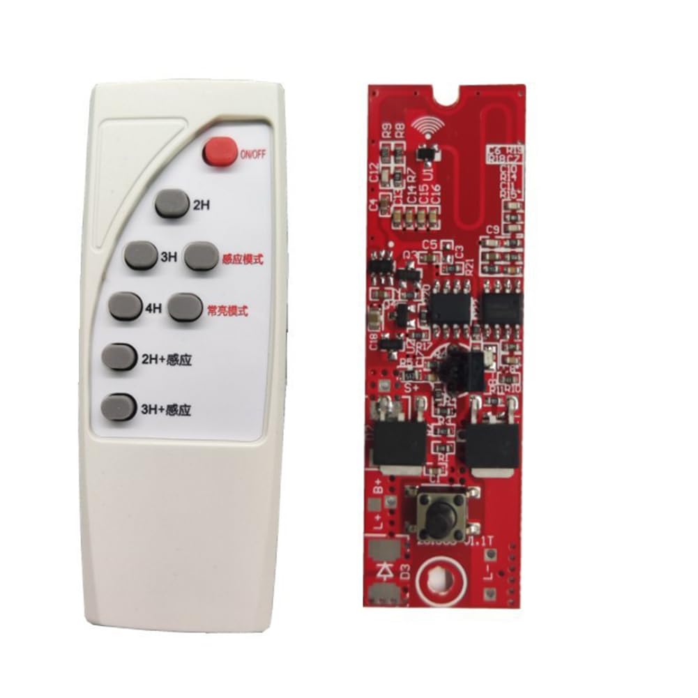 Generic 3.2V 3.7V Solar Lamp Control Board Remote Control Integrated Street Lamp Human Induction for Home Wall Lamp Lights