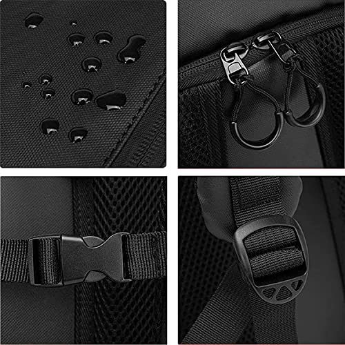 Zaino Moto, Impermeabile, Espandibile 40L, Borsa