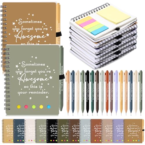 Carnet à spirale A6 et stylo brillant pour vos réunions et notes nomades
