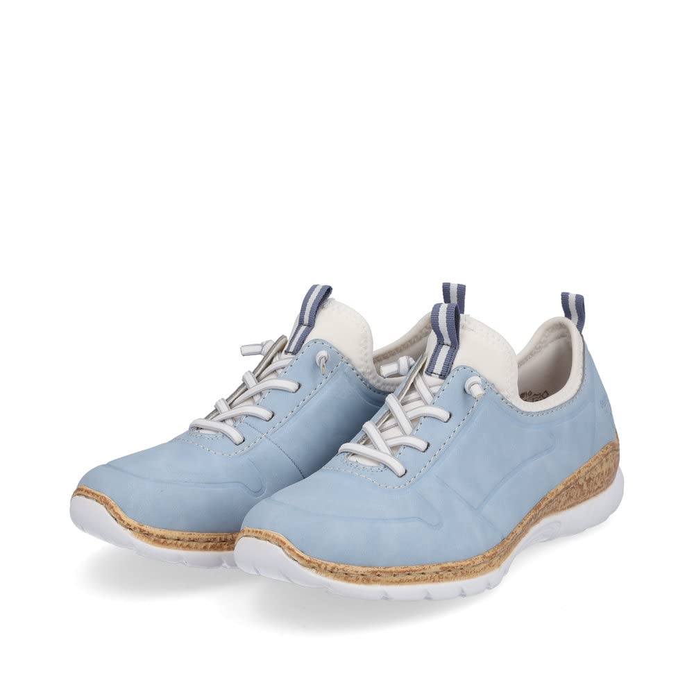 Rieker Femme Baskets N4285, Dame Baskets Basses,Semelle intérieure Amovible