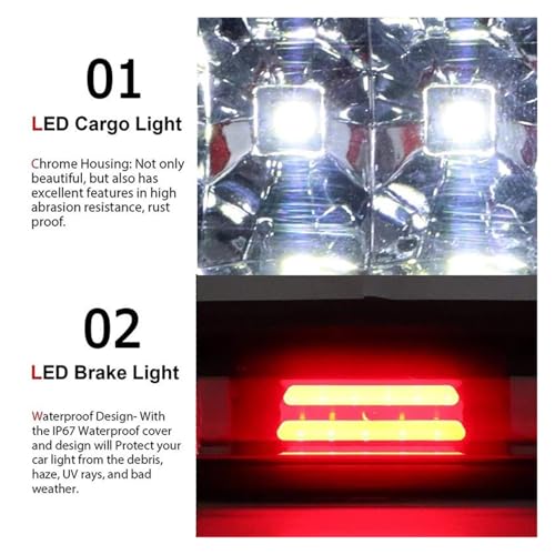Troisième feu stop LED pour Chevy Silverado 1999-2007 arrière haute performance - 6