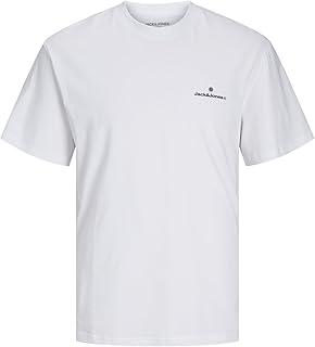 تيشرت الفا باك بأكمام قصيرة ورقبة دائرية ضيقة للرجال من جاك اند جونز