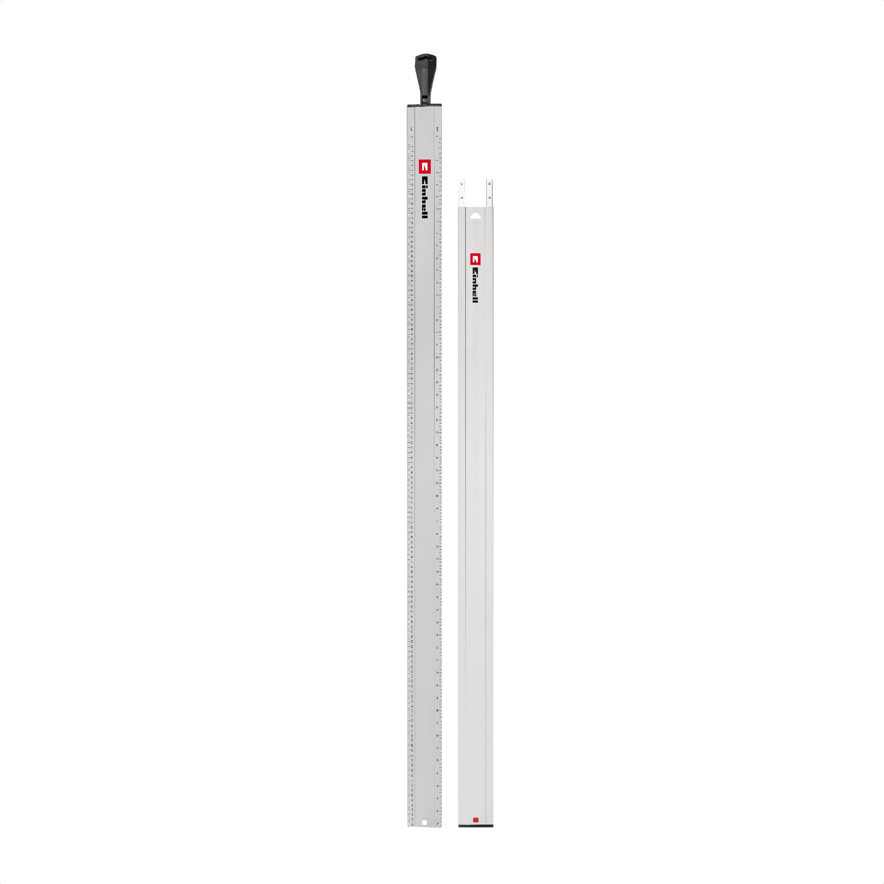 Einhell Universal-Sägeschiene, 2-tlg. (max. Spannweite 2500 mm, Spannkraft 50 kg, Aluminiumprofil, rutschhemmende Klemmflächen, Schnellspannmechanismus, kompatibel mit Stichsägen & Handkreissägen)