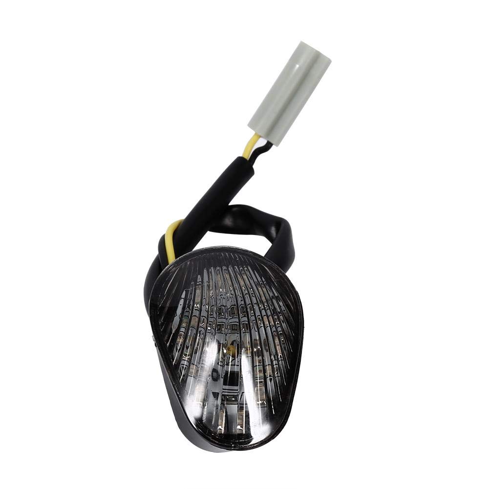 Akozon Paio Freccia Moto LED Giallo – 14 LED, Montaggio A Filo Per YZF R1 (2002-08) E R6 (2003-14)