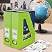 Acrimet Magazine File Holder, Durable Rack, Space-Saving Organizer (Plastic) (Green Citrus Color) (2 Pack)