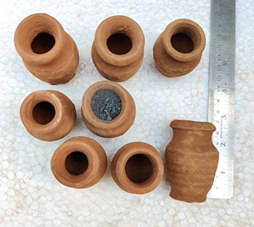 Vrindavan Clays Shree pots Made of red Clay- 1 kg