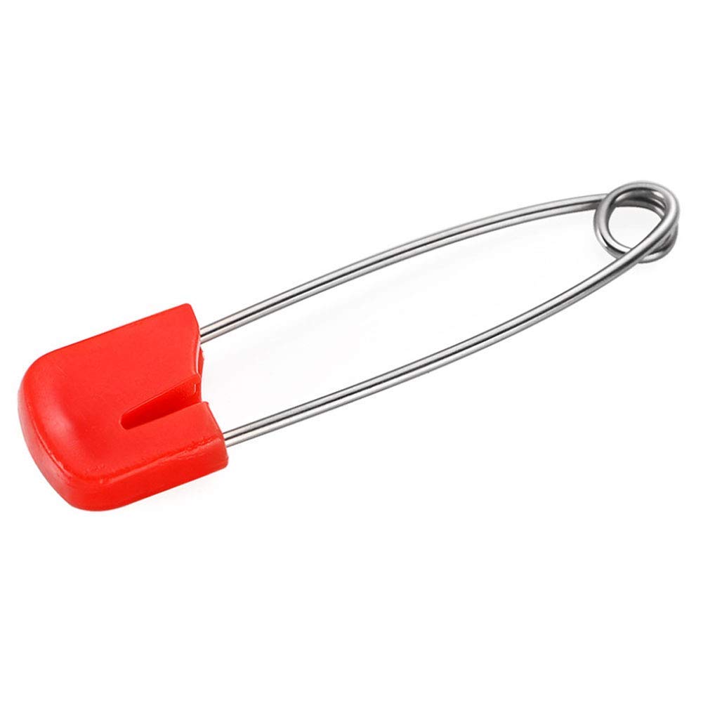olyclass pañal Pins tradicionales de acero inoxidable Pin de seguridad (Asst) 100pcs