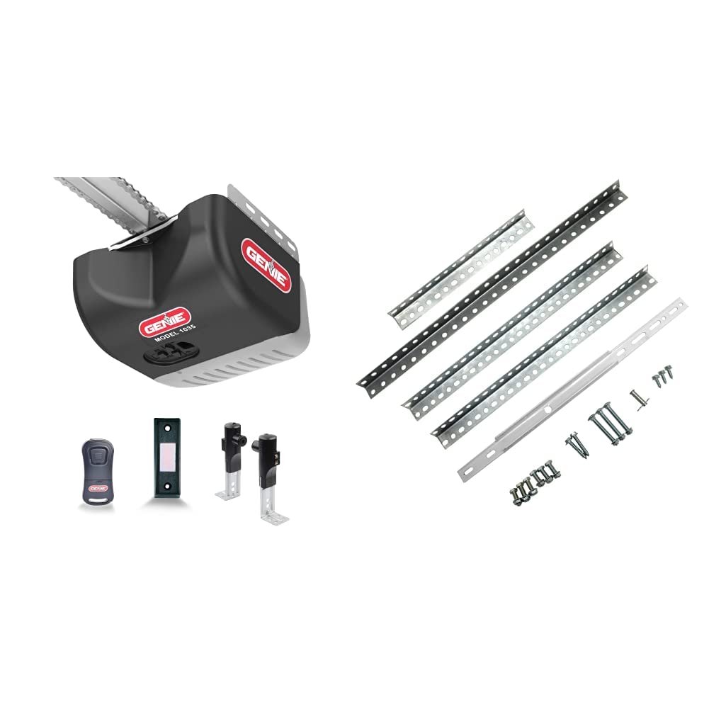 Genie Chain Drive 500 Garage Door Opener + Decko 24999 Universal Garage
