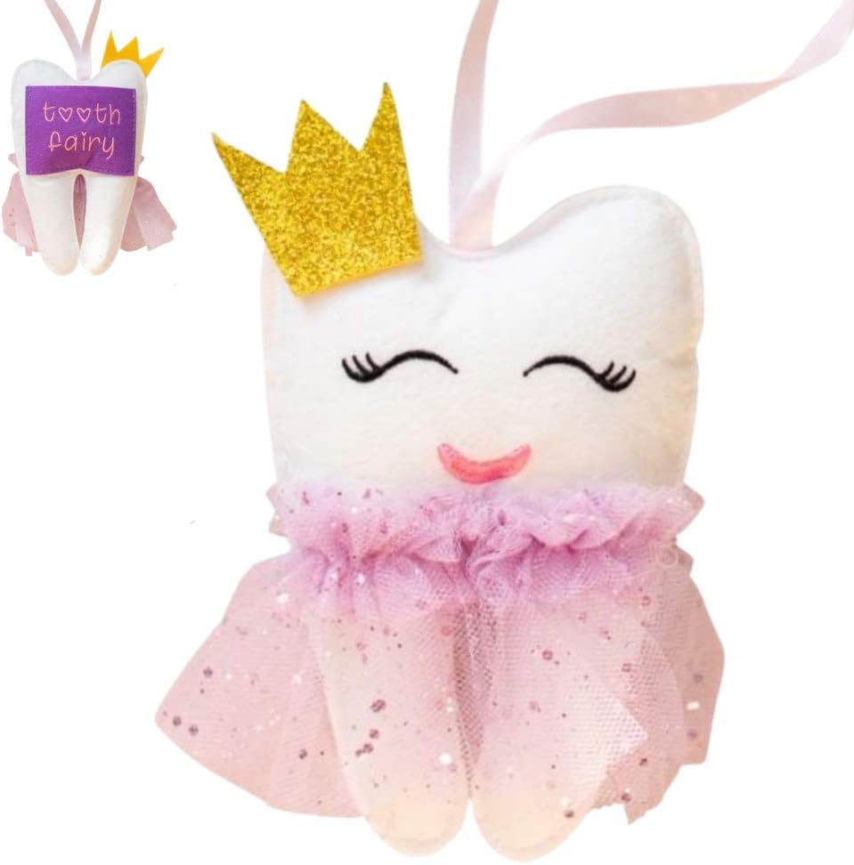 Tooth Fairy Pillow and Pouch Gift Set for Girls