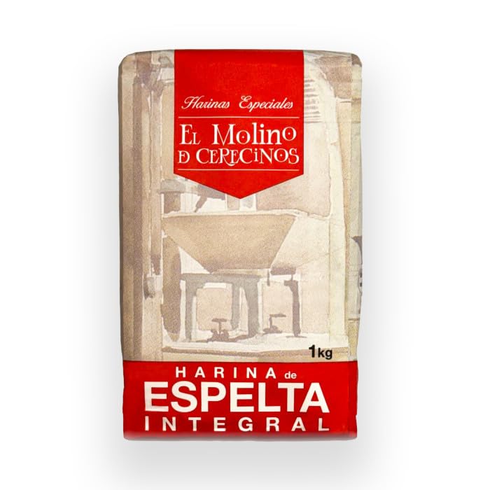 Harina Tradicional Zamorana - Harina de Espelta Integral 1 Kg - Harina para pan integral, masa pizza, repostería y panadería profesional - Sin aditivos