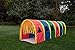 Pacific Play Tents 95200 Kids Super Sensory 9-Foot D Style Institutional Crawl Play Tunnel, 9' x 30