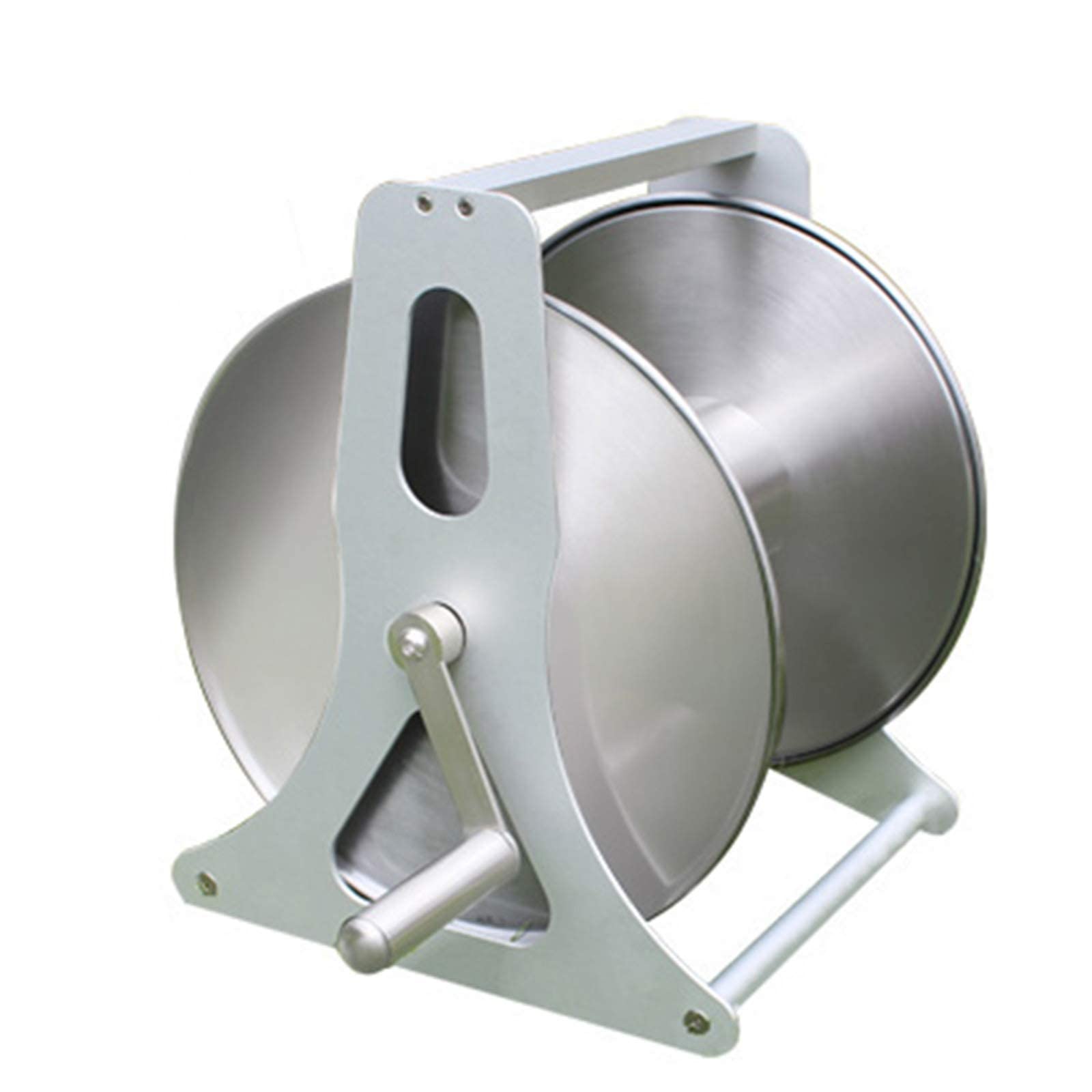 Kit tuyau d'arrosage 1/2 avec dévidoir mural inox anti-nœud
