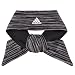 adidas Womens Tennis Tie II Hairband, black/White Space Dye Print, One Size