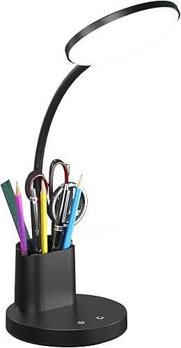 Miniatura 8 de Sailstar Lámpara de escritorio pequeña, lámparas de escritorio LED para oficina en casa, 3 modos de iluminación, luz de escritorio de 800 lm con