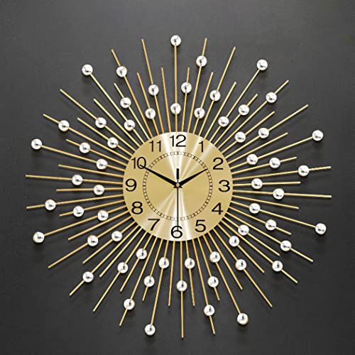 Horloge murale extra large en métal : une décoration artistique 3D d'exception