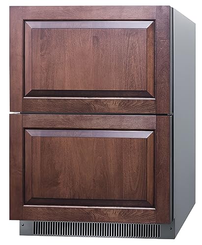 Summit 24” Two-Drawer Freezer, 3.5 cu.ft. Capacity, ADA Compliant, ENERGYSTAR, Stainless Steel, Panel Ready Capable*- ADFD2D24PNR (*Panels not included) on Fridge.com