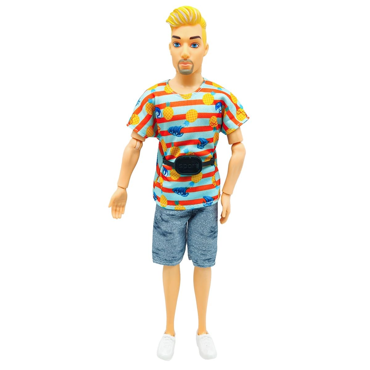 Stylish Fashions Girls Doll Toys, The Ultimate Fashionista Doll for Trendy Kids, 11.5 Inch Fashion Doll (Pineapple Short Sleeves)