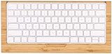 SAMDI 2nd Generation Wireless Keyboard Tray for iMac Stand Base - Apple Magic Keyboard Mounting Platform Shelf - Bamboo