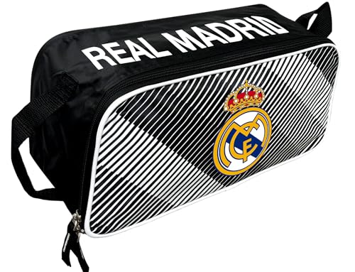 Real Madrid Shoe Bag, Soccer Cleats Storage Bag, Licensed Real Madrid Shoe Carrying Bag