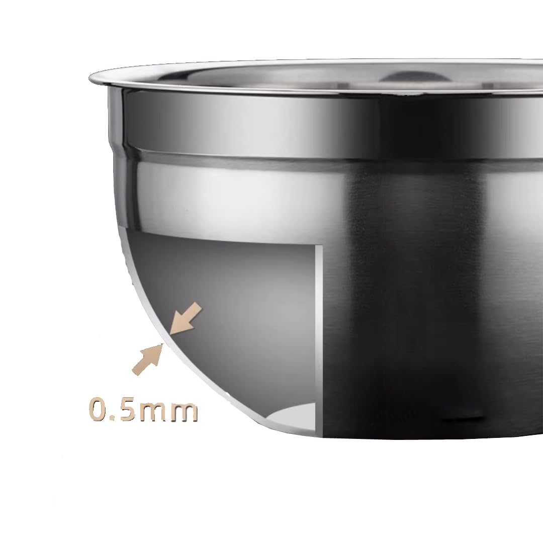 Rührschüssel 7.5L Edelstahl 304 – robust & langlebig für Großfamilie