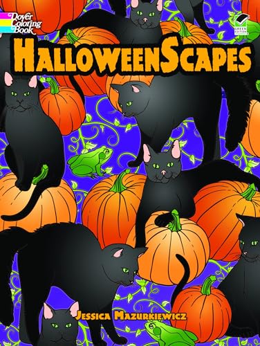 HalloweenScapes Coloring Book (Dover Halloween Coloring Books)
