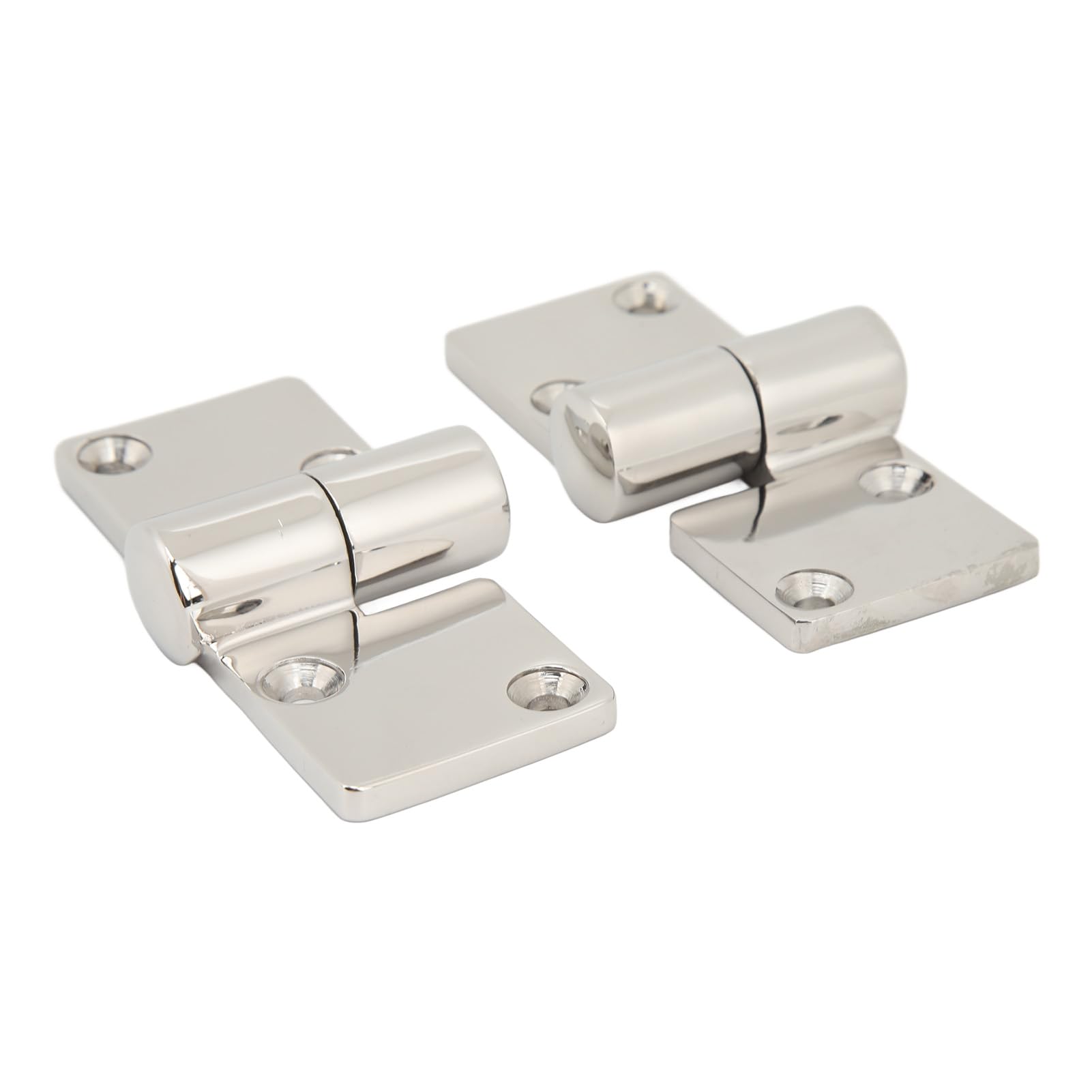 Zawias z paskiem do łodzi morskiej Zawias z paskiem do drzwi składanych ze stali nierdzewnej 316, kompatybilny z szafkami na łodzie RV, 90 x 38 mm, wykończenie polerowane