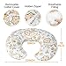 x-vesolje Baby Nursing Pillow for Breastfeeding, Adjustable Breast Feeding Pillow for Bottle Feeding, Breastfeeding Essentials for Mom and Baby Healthier Nursing, Removable Cover- Floral