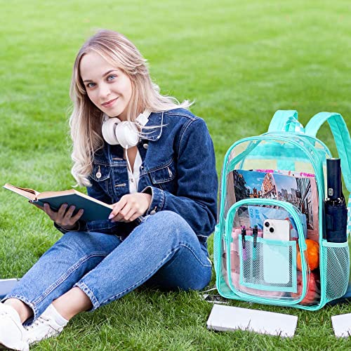 Ufndc Clear Backpack Heavy Duty, See Through Backpacks,Pvc Transparent Bookbag For Women And Men - Green #TOP6