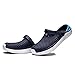 Zonkacen Male Female Anti Slip Fashion Solid Closed Toe Beach Shoes for Spring Autumn Athletic Walking Hotel Travel Indoor Shower Aqua Sport Family Blue Men 8.5/Women 10