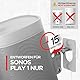 Play 1 Wandhalterung, Weiß, Kompatibel nur mit Sonos Play:1, Verstellbarer Dreh- und Neigungsmechanismus, Halterung inklusive sämtlichem Befestigungsmaterial