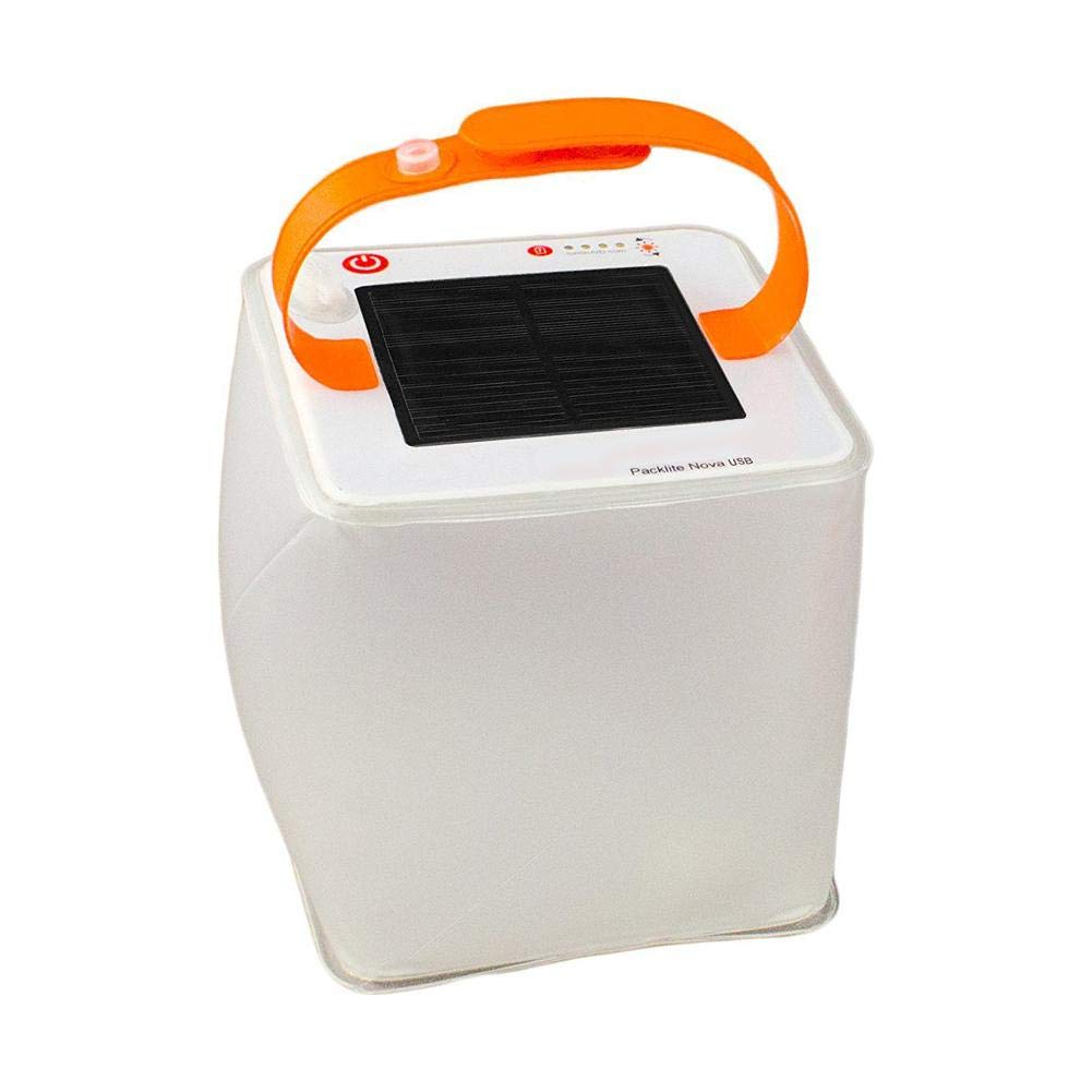 Hainiter Solar Inflatable Lanterns, Great for Camping, Inflatable Solar USB Light Foldable Waterproof Drop Resistance Charging Lamp Lantern for Rescue Camping Outdoor