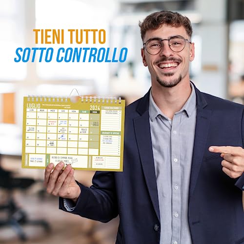 Calendario-2023-da-Muro-A4-Calendari-per-Parete-15-Mesi-Settembre-2023-Dicembre-2024-Planner-da-Appendere-Mensile-210-x-297-cm