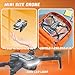 Drone with Camera for Kids Adults, Mini Foldable FPV Drones Remote Control Helicopter, RC Quadcopter with 1080P Live Video Camera, Gestures Selfie, One Key Start,2 Batteries, Toys/Gifts for Boys Girls