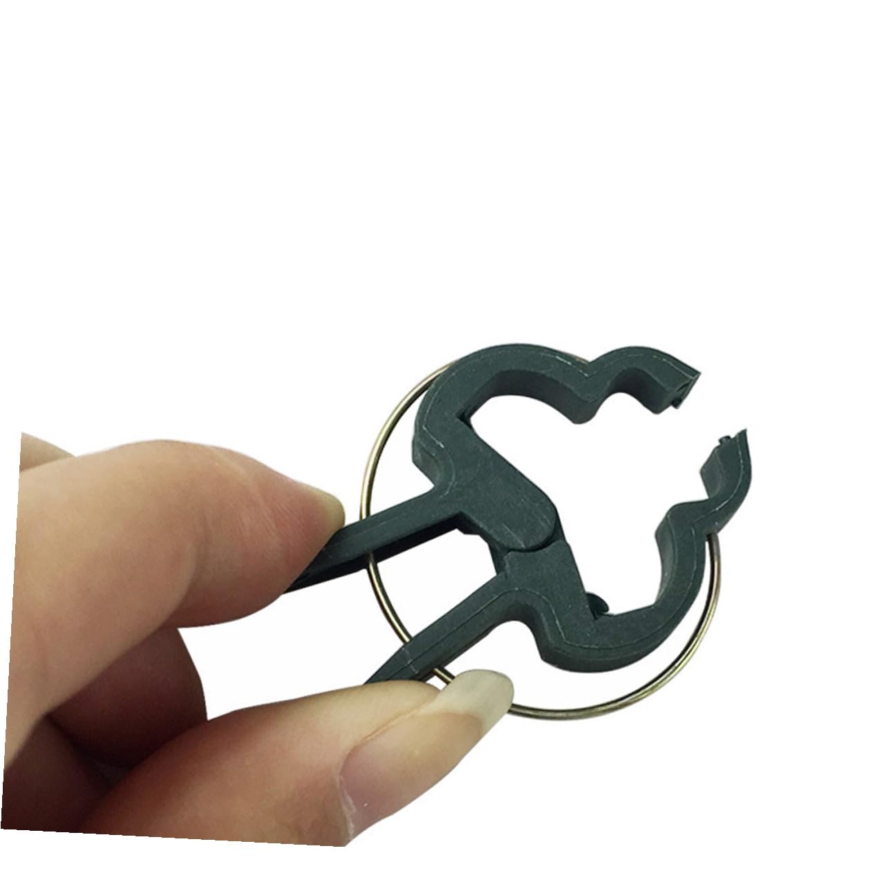 SHINEOFI Lot de 80 Clips de Jardin en PE Vert pour Support Végétal, Pinces Résistantes et Solide, 4 Paquet pour Attacher Plantes, Tuteur pour Jardin Extérieur