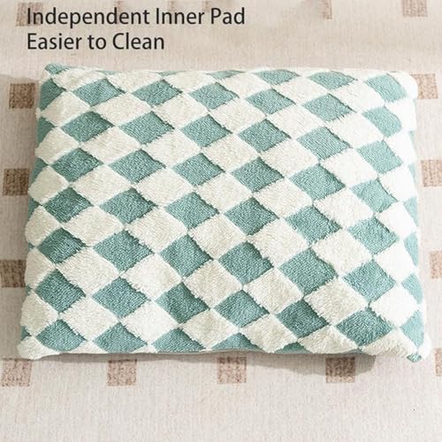 Cozy Dog House Bed Gemütliches Hundehaus Cozy House Dog Bed hundehöhle Indoor höhle Hund Hunde höhlenbett hundehaus für drinnen (grün,XXL)