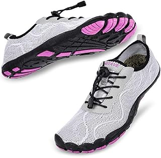 hiitave Women Water Shoes Quick Dry Barefoot Aqua Socks Beach Swim Diving Surf