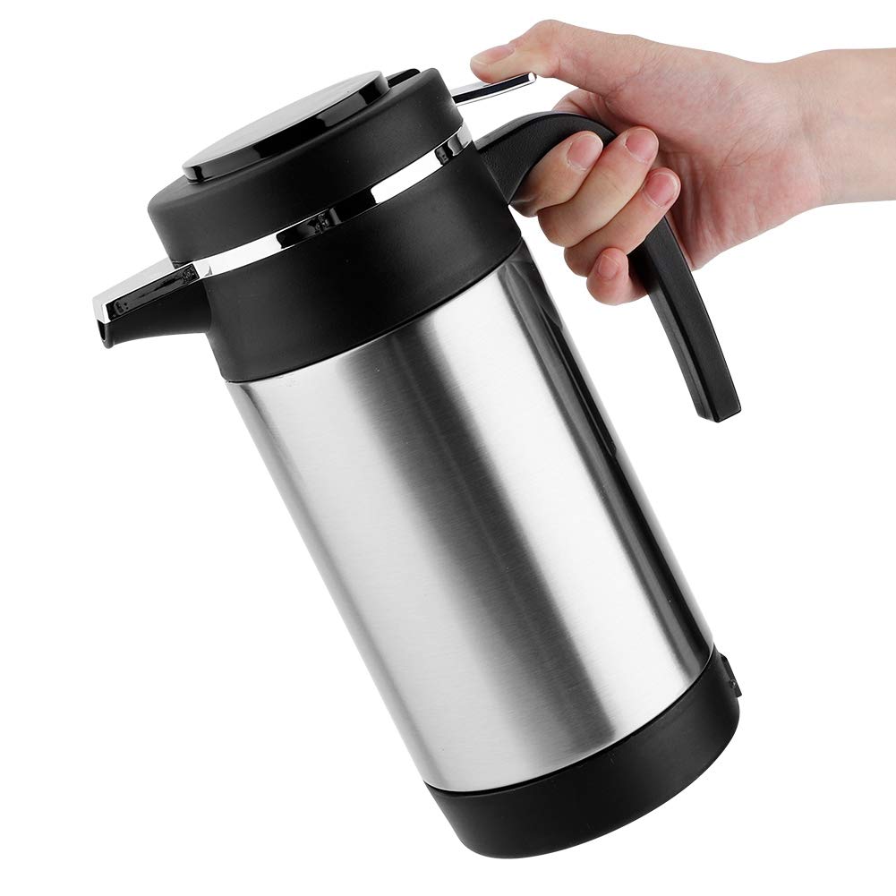 Electric Kettle 1000ML Stainless Steel Car Electric Kettle Coffee Tea Water Heating Cup 12V