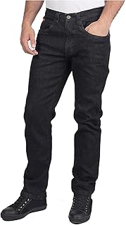Men's Workwear Jeans Classic Regular Fit Stretch Denim Durable Utility Work Pants