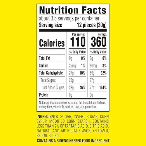 SOUR PATCH KIDS Zombie Orange & Purple Soft & Chewy Halloween Candy, 3.5 oz