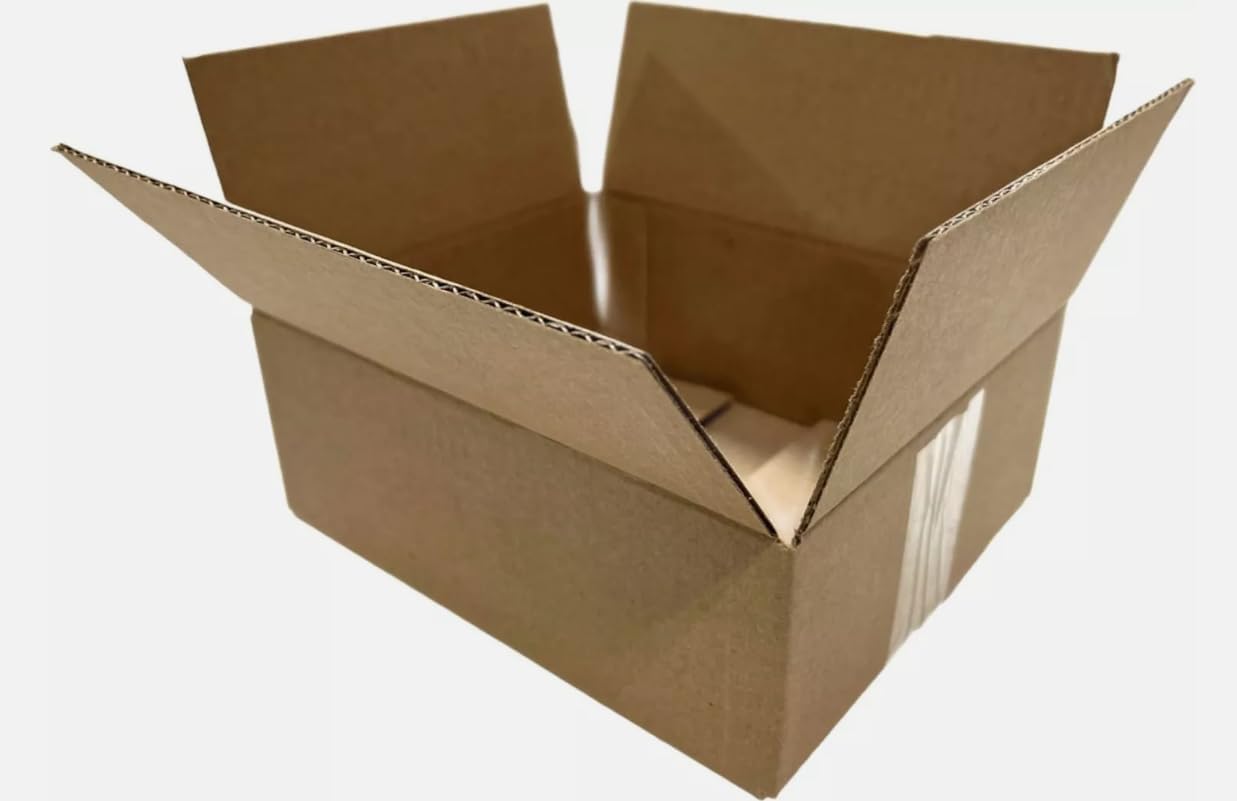 100 8x6x4 Cardboard Paper Boxes Mailing Packing Shipping Box Corrugated...